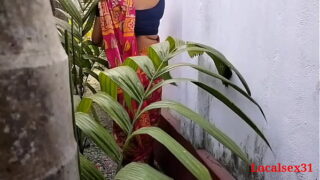 Indian Telugu Woman With Doggy Style Fucking Hard in Outdoor