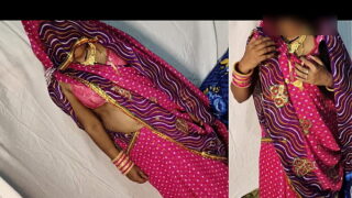 Telugu Bhabhi With Husband Friend Standing Style Sex In Saree